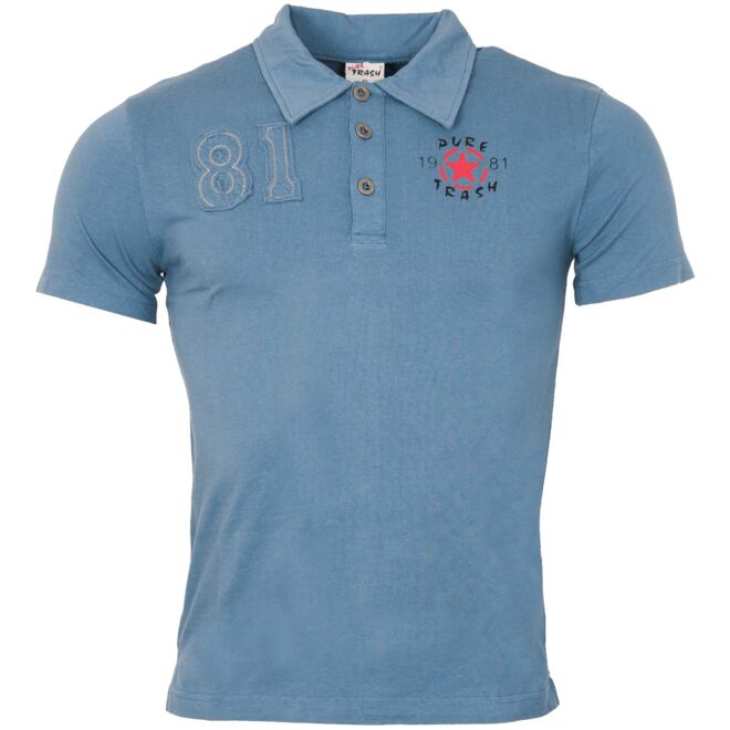 Levně Polokošile Pure Trash Vintage Blue modrá