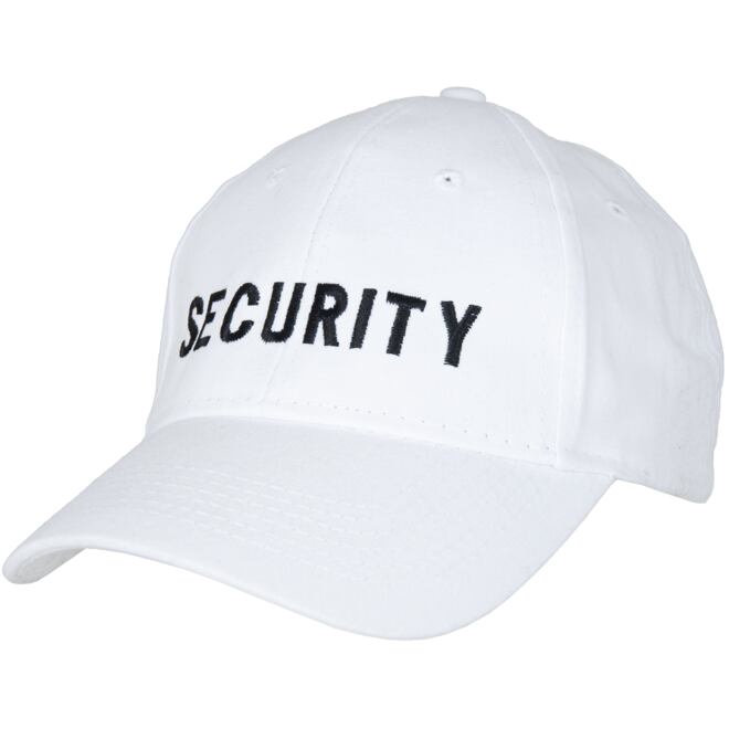 Levně Čepice Baseball Cap SECURITY bílá