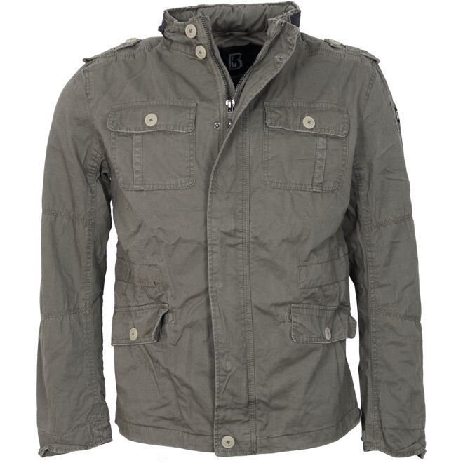Levně Bunda Britannia Jacket olivová