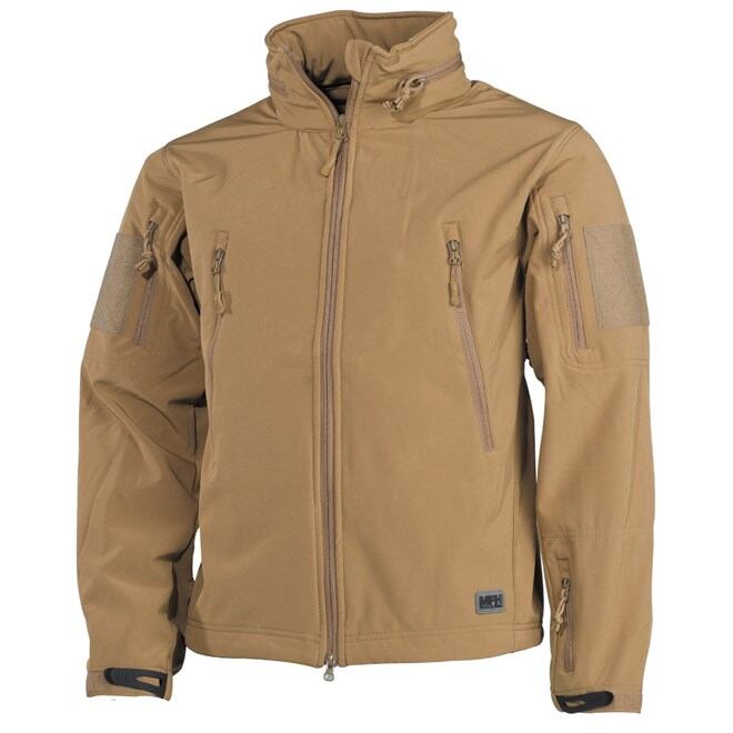 Levně Bunda Softshell Scorpion okrová