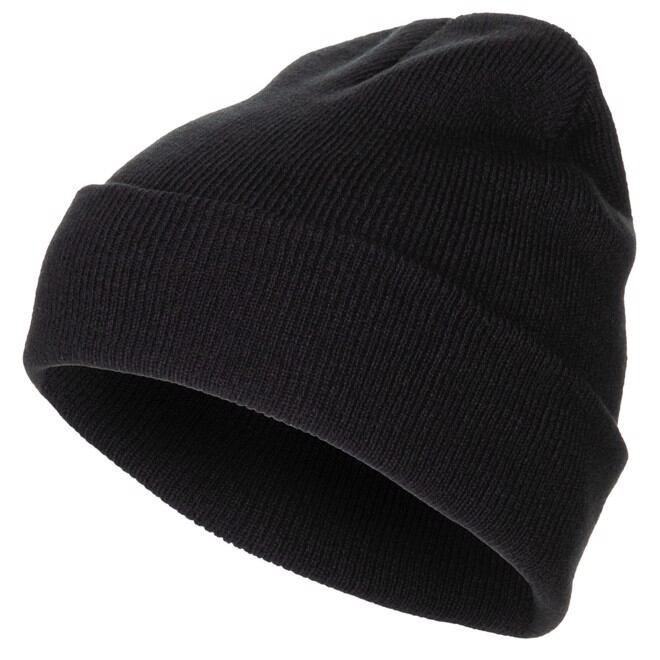 Levně Čepice Watch Cap jemný úplet MFH černá