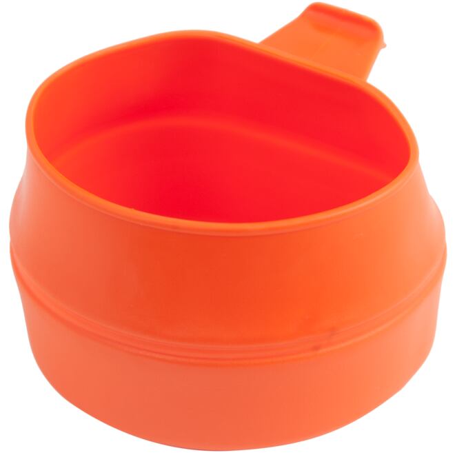 Levně Šálek skládací švédský 200 ml oranžový