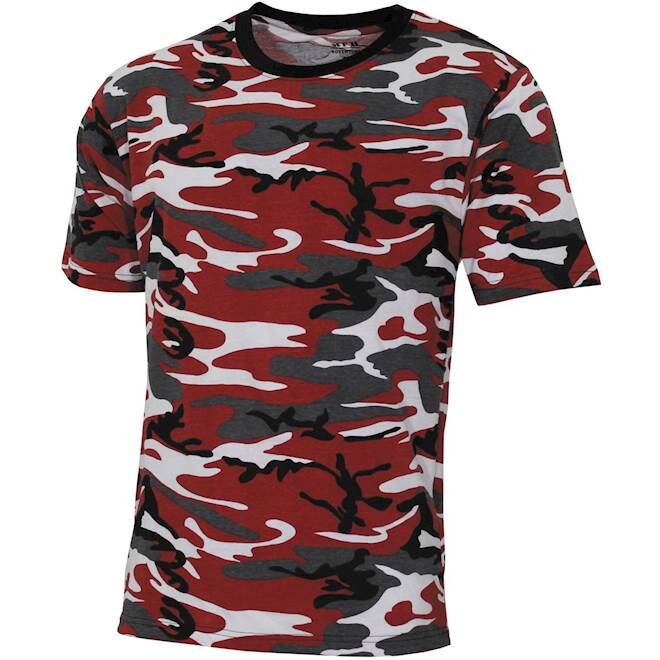 Levně Tričko US T-Shirt Streetstyle redcamo