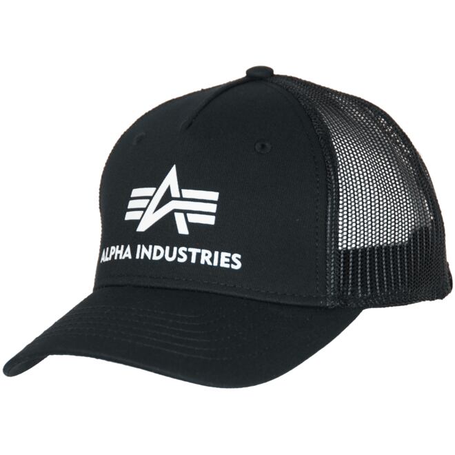 Levně Čepice Alpha Baseball Basic Trucker Cap černá