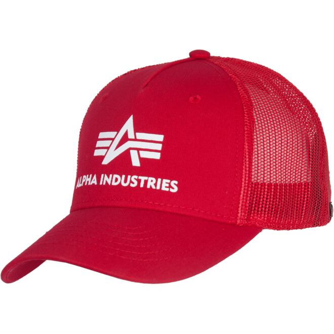 Levně Čepice Alpha Baseball Basic Trucker Cap speed red