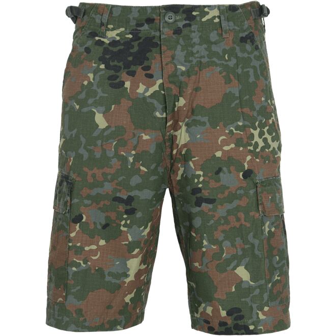 Levně Kalhoty krátké BDU Ripstop Shorts flecktarn