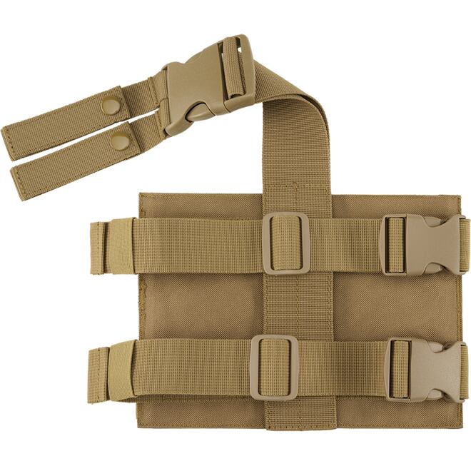 Levně Úchyt taktický stehenní Molle Leg Panel camel