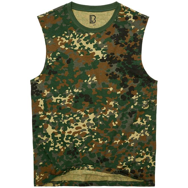 Levně Tričko T-Shirt Sleeveless flecktarn