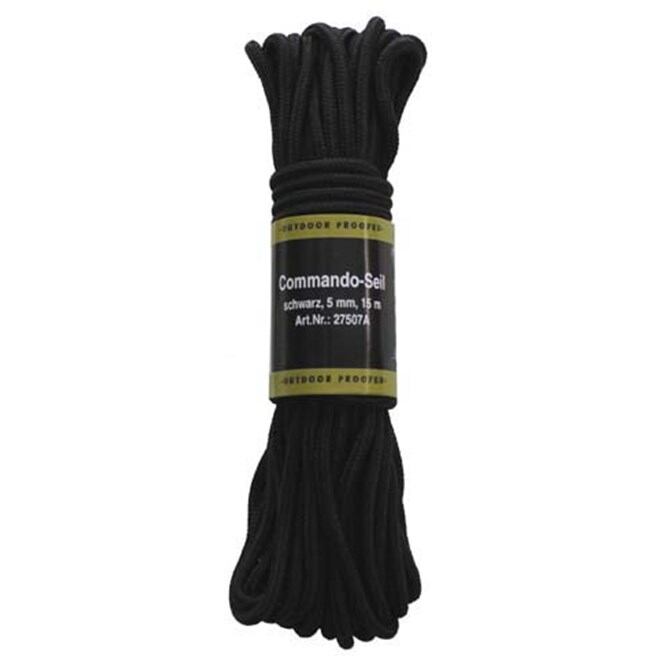 Levně Lano pomocné 5 mm balení 15 m černé