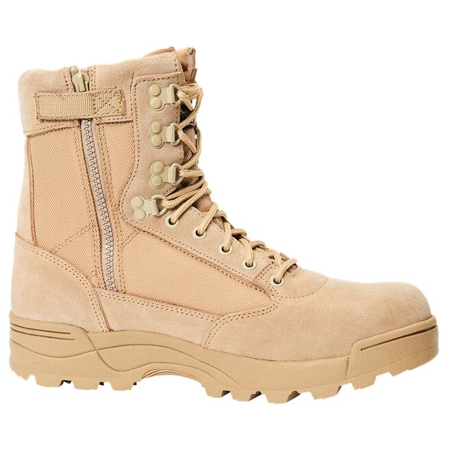 Levně Boty Tactical Boot ZIPPER camel