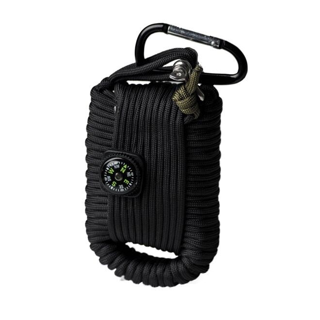 Levně Krabička poslední záchrany KPZ PARACORD SURVIVAL KIT velká černá