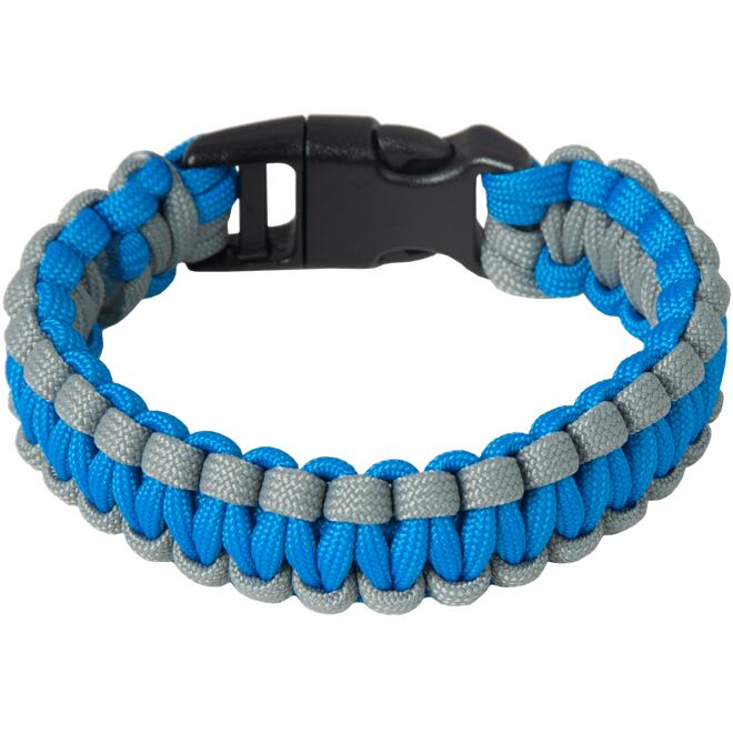 Levně Náramek Paracord NEON modrá