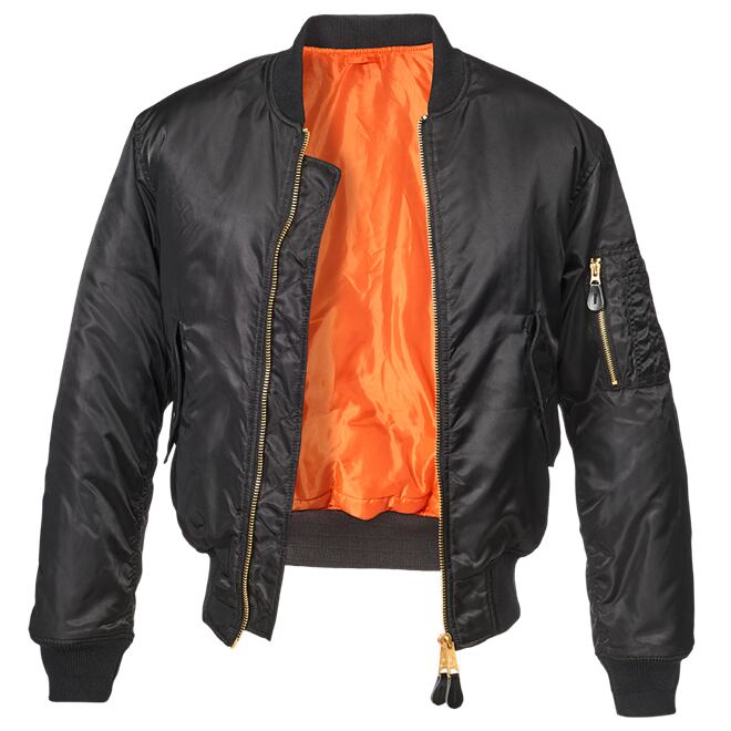 Levně Bunda MA1 Bomber Jacket černá
