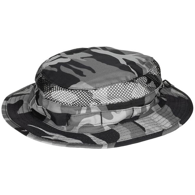 Levně Klobouk Mesh Boonie grey camo