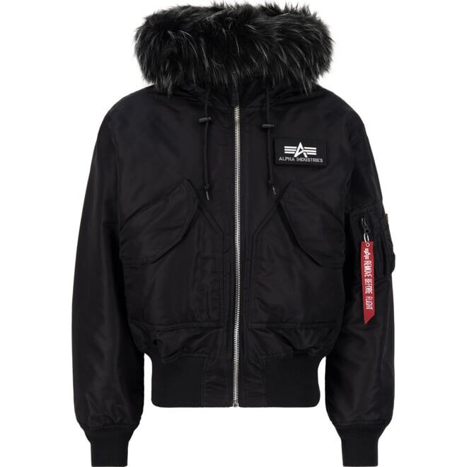 Levně Bunda Alpha CWU 45P Hooded Custom černá | černá