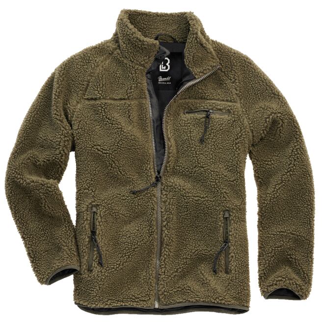 Levně Bunda Teddyfleece Jacket olivová