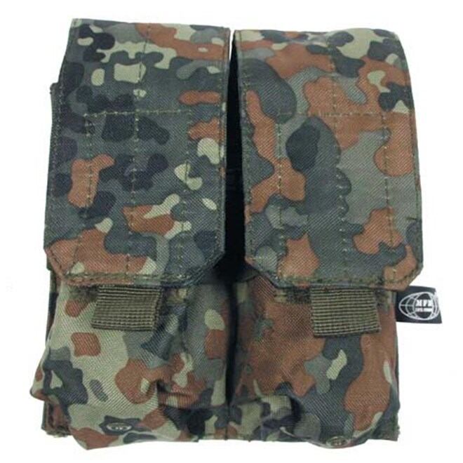 Levně Pouzdro MOLLE na 2 zásobníky flecktarn