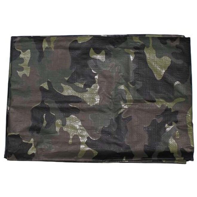 Levně Plachta krycí z PE 3 x 2 m woodland