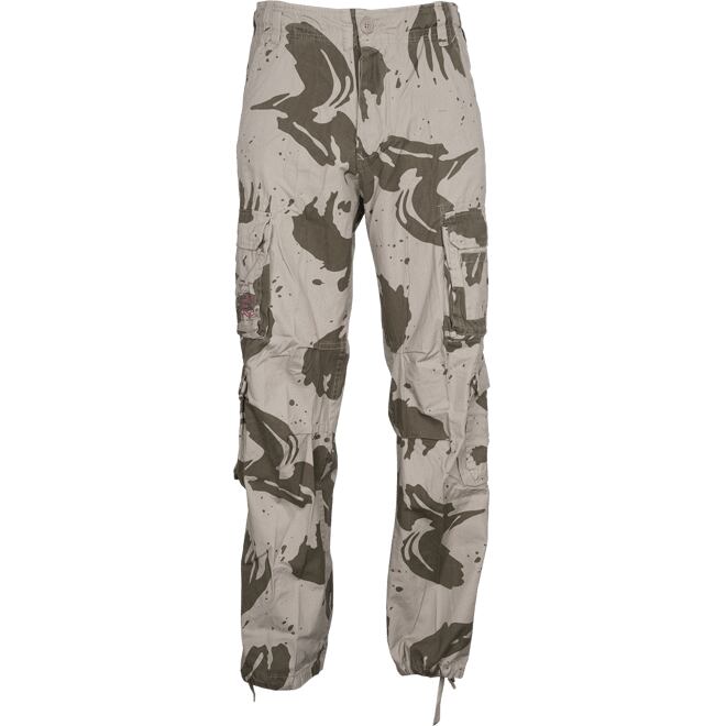 Levně Kalhoty Defense sandcamo