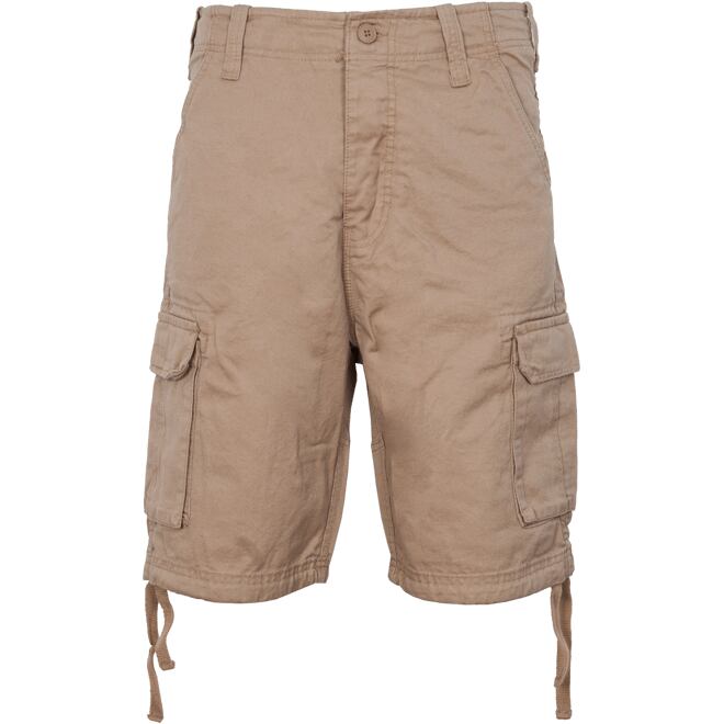 Levně Kalhoty krátké Vintage Shorts béžové