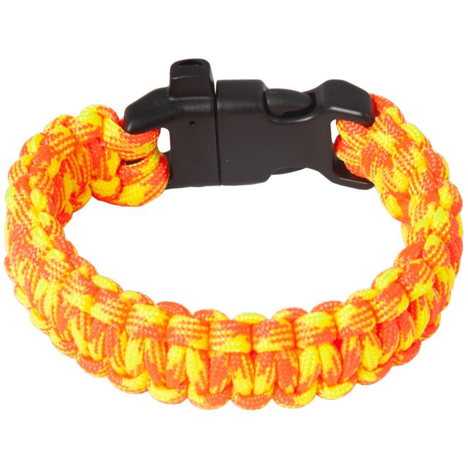 Levně Náramek Paracord KOBRA žlutá | oranžová