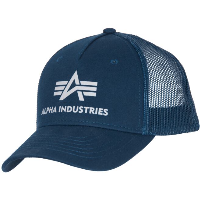 Levně Čepice Alpha Baseball Basic Trucker Cap rep. modrá
