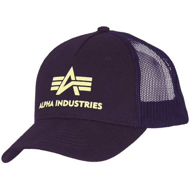 Levně Čepice Alpha Baseball Basic Trucker Cap švestková