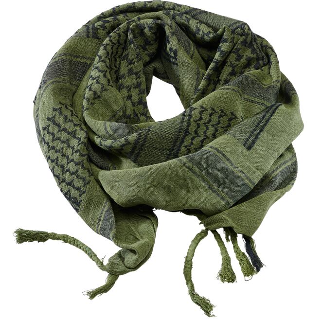 Levně Šátek Palestina: Shemag Scarf olivová | černá