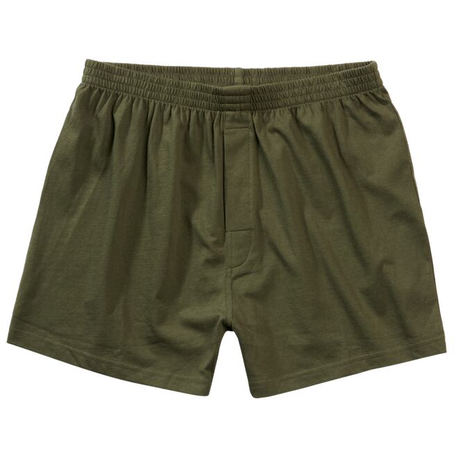 Levně Boxerky Boxershorts olivové