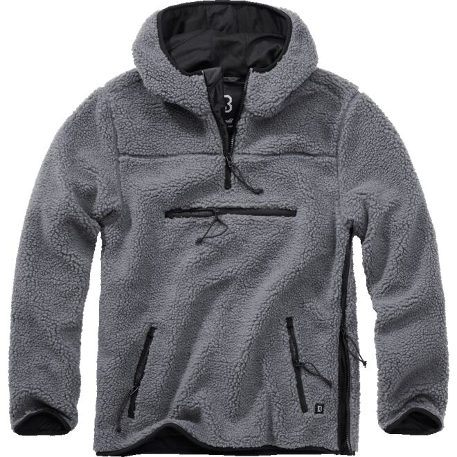 Levně Pulovr Teddyfleece Worker Pullover antracitový