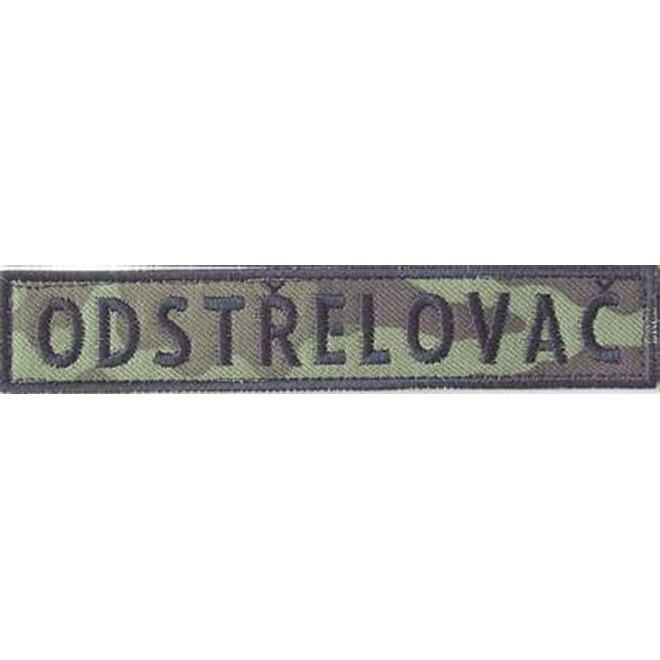 Levně Nášivka: ODSTŘELOVAČ - jmenovka