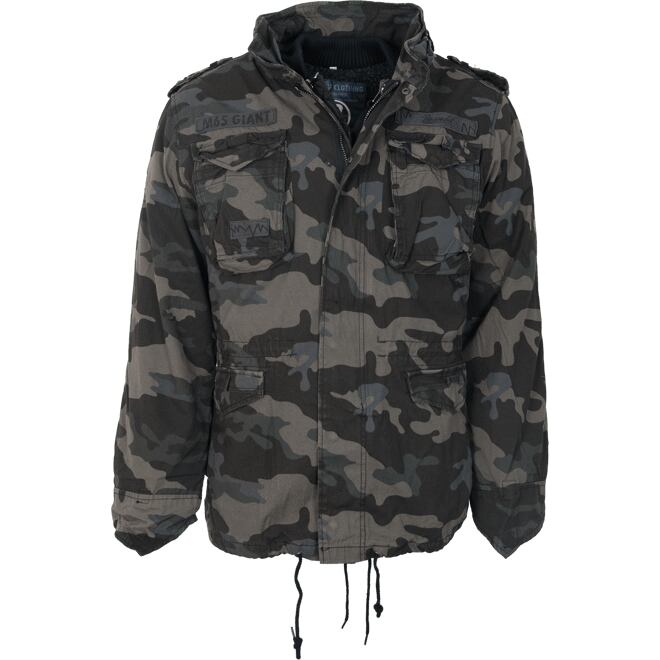 Levně Bunda M65 Giant darkcamo