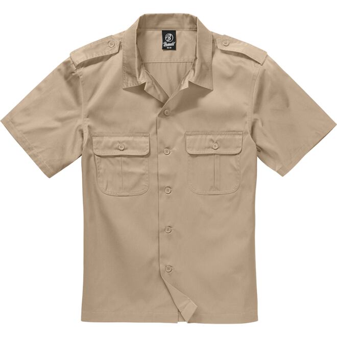 Levně Košile US Shirt Shortsleeve béžová