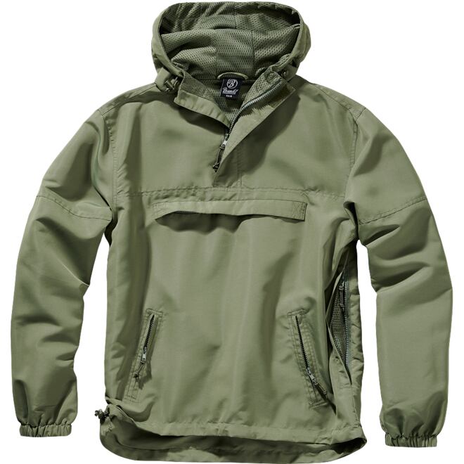 Levně Bunda Windbreaker Summer olivová