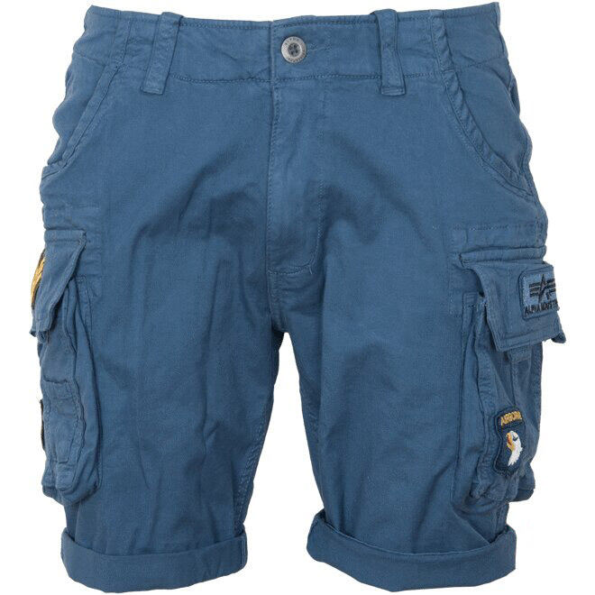 Kalhoty krátké Alpha Crew Short Patch new navy velikost 38