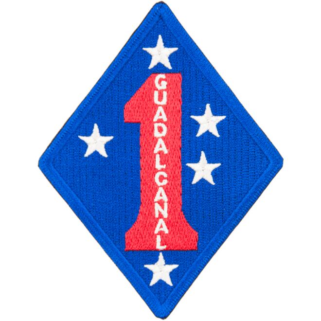 Levně Nášivka: Divize USMC 1. (Guadalcanal)