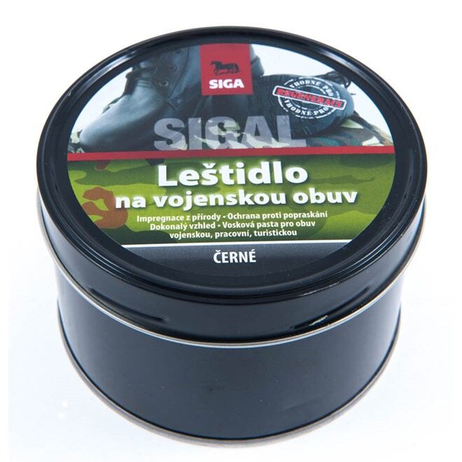Levně Leštidlo na vojenskou obuv 250 g černé