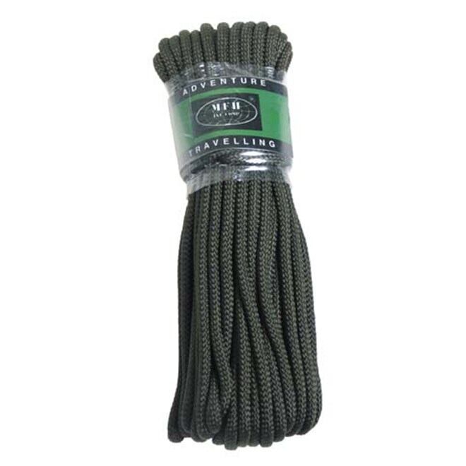 Levně Lano pomocné 5 mm balení 15 m olivové