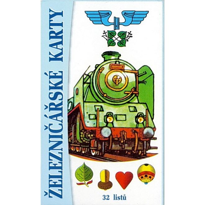 Levně Karty hrací železničářské
