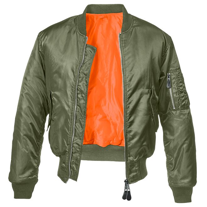 Levně Bunda MA1 Bomber Jacket olivová