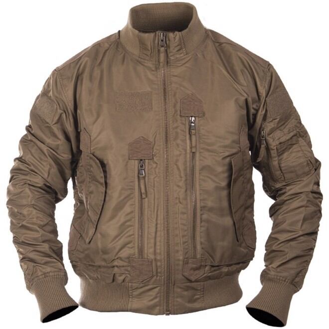 Levně Bunda US Tactical Fliegerjacke okrová