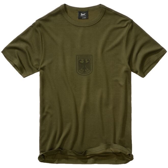 Levně Tričko BW Sportshirt olivové