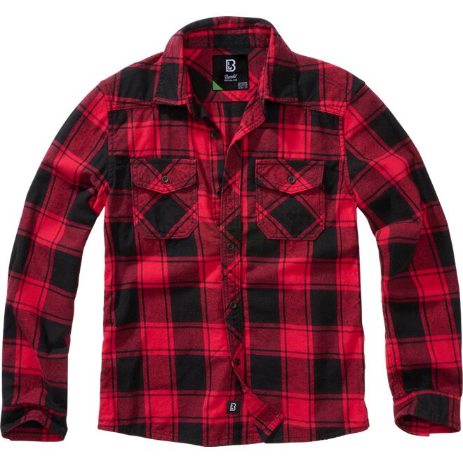 Levně Košile dětská Kids Check Shirt Long Sleeve červená | černá