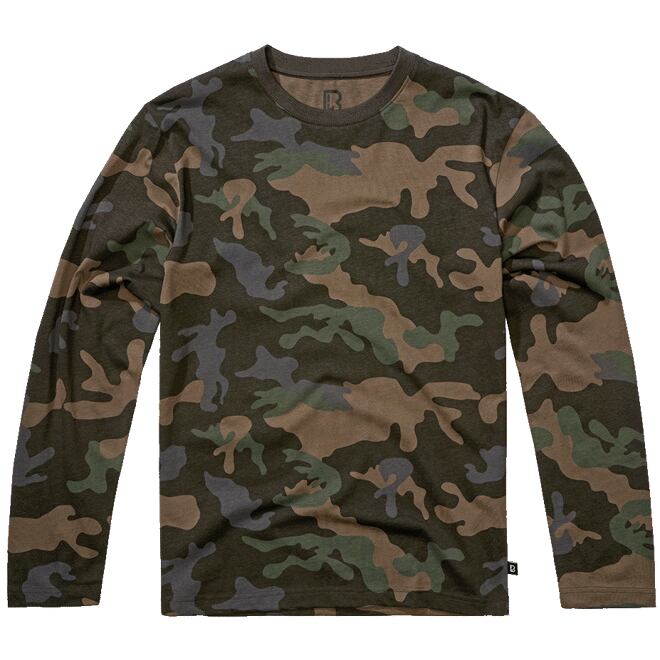 Levně Tričko Premium Longsleeve Shirt darkcamo