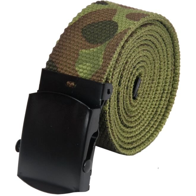 Levně Opasek kalhotový 3 cm flecktarn