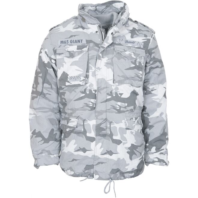 Levně Bunda M65 Giant blizzard camo