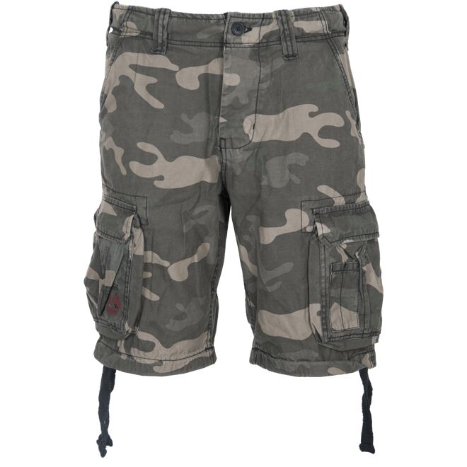 Levně Kalhoty krátké Airborne Vintage Shorts blackcamo