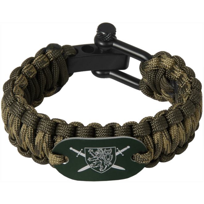 Levně Náramek Paracord AČR - znak zelený
