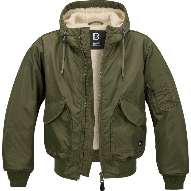 Levně Bunda CWU Jacket hooded olivová