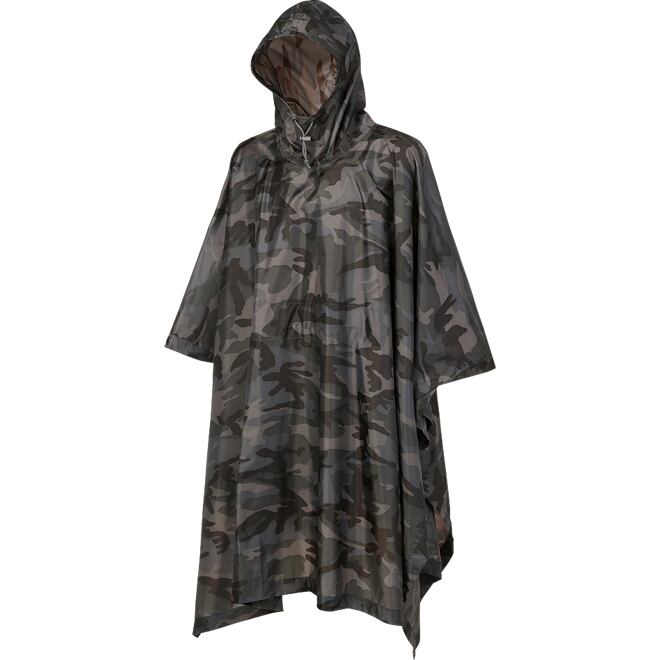 Levně Pláštěnka - pončo Ripstop Poncho darkcamo